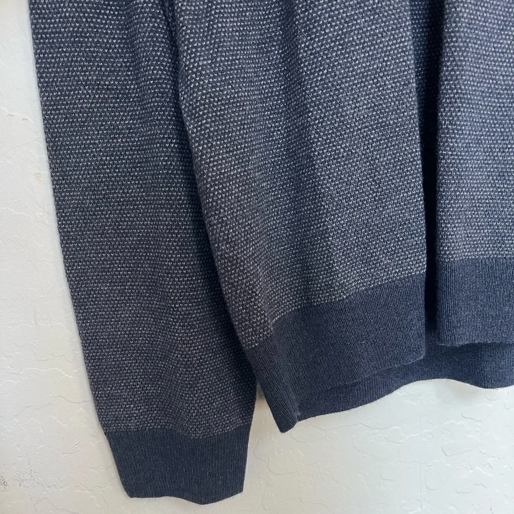 NORDSTROM Bird's Eye Crewneck Sweater